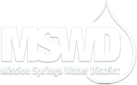Mission Springs Water District, CA home page